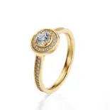 Pierścionek zaręczynowy z diamentami AJPZ_109